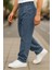 Erkek Pileli Yüksek Bel Bol Kesim Baggy Loose Fit Jean PANTOLON-C354 2