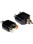 Jack Dönüştürücü - 2 Dişi RCA 1 Erkek RCA 3.5 mm Jack 2