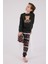 Erkek Çocuk Aile Bear My Little Friend %100 Pamuklu 4 Mevsim Uzun Kollu Pijama Takım 4