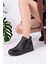 Kadın Siyah Anatomik Taban Bot 1
