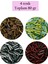 Uzun Boru Kesme Boncuk Çap 2mm Uzunluk 10 mm - 4 Renk - Toplam 80 Gram - BNC432 1