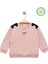 Kız Çocuk %100 Pamuk Pembe Sweatshirt Fiyonk Detaylı - Şık ve Rahat Kız Çocuk Giyim 2