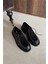 Muse Siyah Hakiki Deri Loafer 3