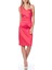 Tek Omuz Midi Boy Elbise Fuşya Y1411242_003 1