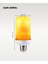 7W Alev Efektli Dekoratif LED Ampul - E27 Duy 2