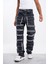 Erkek Füme Baggy Pantolon Çok Cepli 1