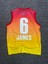 James 6 All Star Basketbol Forması Sarı-Kırmızı Micro Kumaş 1