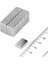 5 Adet 15X10X1.5 mm Köşeli Neodyum Mıknatıs N35 Magnet Dayanıklı Nikel Kaplama 2