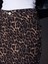 80591 %100 Pamuk Leopar Desenli Kot Etek-Kahve 4