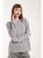 %100 Pamuk Triko Örgü Örme Kumaş Kadın Sweatshirt 2