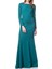 Sırt Detaylı Uzun Uzun Elbise Yeşil K1511108_012 1