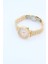 Stil Incisi Gold Luxury Watch, Pembe Zirkon Taşlı Çelik Saat 2