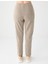 Vizon Normal Bel Normal Paça Beli Lastikli Örme Pantolon 5