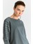 Kol İşlemeli Kadın Sweatshirt Standart Renk K2054130_089 2