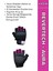 Revertech Aura Pembe / Yarım Parmak - Kaymaz Avuç Içi Motosiklet Eldiveni (Kadın) 1