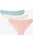 Karışık Renk Soil Blossom Düşük Bel Pointel 3'lü Slip Külot 16