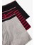 Erkek Red Line Çizgili 3'lü Organik Boxer 17