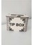 Dekoratif Krem Ahşap Tip Box Kutu Bahşiş Kutusu Kumbara Tipbox 7