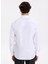 Slim Fit Sumos Yaka Armürlü Beyaz Erkek Gömlek F5WM-GML 2580 5