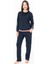 U.s Polo Assn. 20116 Kadın Uzun Kollu Bisiklet Yaka Rahat Ev Giyim-Lacivert 2