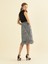 İşlemeli Tüy Detaylı Etek Gri K1915071_004 3