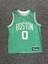 Boston Celtic Tatum 0 Koyu Yeşil Basketbol Forması Micro Kumaş 2