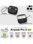 Airpods Pro 3. Nesil Uyumlu Darbe Emici Kancalı Silikon Kılıf 2