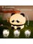Yumuşak Silikon Panda Mini Gece Lambası Dekoratif Işık Derecesi Ayarlanabilir Yatak Odası Lambası Panda Kitap Okuma Lambası Çocuk Odası 8cm x 9cm K-1165 (Panda - K-1159) 5
