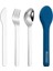 Kamp Çatal&kaşık&bıçak Seti - Seyahat Seti - Orcamp - Mavi (OUT-1970) 1