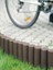 Garden Ahşap Görünümlü Çim Bordürü 2.3 Metre Çim Ayırıcı 3