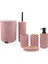 Mia Stripe Banyo Seti Pembe 6 Parça 1