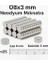 10 Adet 8X3MM Yuvarlak Neodyum Mıknatıs Güçlü Nikel Kaplamalı Kaliteli Dayanıklı Magnet 2