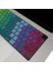 Macbook Klavye Koruyucu M1-M2-M3 (Türkçe Q) Touchıd'li A2681 A3113 A2941 A3114 A2442 A2779 A2992 A2918 A2485 A2780 A2991 ile Uyumlu Dazzle (Pembe Yeşil) 3