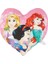 Disney Princess Heart Lisanslı Karakter BASKILI%100 Pamuk Kırlent, Pembe, Kalp 40X40 cm 1