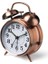 Nostaljik Metal Çalar Masa Saati Orta Boy 5