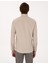 Erkek Bej Flanel Dokulu Slim Fit Uzun Kollu Gömlek 50316751-VR011 5
