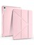 iPad 11. Nesil Ile Uyumlu A16 2025 11 Inç Kalem Bölmeli Standlı Tri Folding Tablet Kılıfı Rose Gold 1