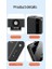 Kablosuz Yaka Mikrofonu Çiftli Mikrofon iPhone 16 ile Uyumlu Type-C/lightning Portlu Telefon Pc Tablet Video Kayıt Röportaj Canlı Yayın Vlog Kablosuz Mikrofon 1029 3