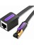 RJ45 Cat7 Ethernet Kablosu, 3M/10FT Erkekten Dişi Ethernet Kablo Uzatıcı 10GBPS Lan Ağ Uzatma Yama Kablosu RJ45 Konektör Pvc Arayüz 1