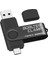 Clamp Tip C USB Bellek 256 Gb, 2'si 1 Arada Otg Bellek USB 3.0 Çift Bağlantı USB C Flash Sürücü, Android Akıllı Telefonlar, Samsung S10/S9/S8, Huawei, Tabletler ve Bilgisayarlar Için (Siyah) 1