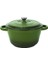 Döküm Yuvarlak Tencere Döküm Demir Kapak New Heritage Serisi ÇAP(Ø)26CM. Yeşil 1