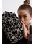 Kadın Kahverengi Leopar Desenli Peluş Clutch El Çantası 3