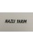 “nazlı Yarim” Yapışkanlı Araç Sticker Yazı Araç Arkası Yazı Oto Cam Etiket Sticker Yazı 1