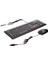 Tech KM-72620D Kablolu Q Türkçe Klavye ve Optik Mouse Seti 1