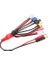 Lua 8'i 1 Arada Lipo Pil Şarj Kablosu, 4mm Banana Plug - T-Dean + XT60 Plug + Ec3 Plug + Futaba + Jst Plug + Tamiya + Trx + Imax B6 Şarj Cihazı Için Iki Dıy Çıplak Tel Set Kiti Çoklu Şarj Kabloları 2