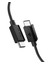 Usb-C To Usb-C 1 Metre Kablo 60W Güç/pps 2.0 Super Hızlı Şarj / 480 Mbps Data Aktarım Hızı Type-C Ekstra Dayanıklı Black - ACA08718 1