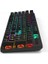 GK100F Mekanik Gaming Klavye Rgb Işıklı Kablolu Şık Zafir Modern Tasarım Türkçe Q 4