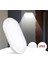 15W IP65 Oval Beyaz LED Tavan ve Duvar Lambası | 6500K Beyaz Işık | Su ve Toz Geçirmez Banyo Bahçe Balkon Aydınlatma Armatürü | Yüzeye Monte, 1500 Lümen (220V) 2