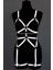 Reflektörlü Full Body Harness, Karanlıkta Yansıyan Dansçı Aksesuar - APFT461 5