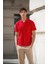 Erkek %100 Pamuklu Lakost Kumaş Regular Fit Polo Yaka T-Shirt 2